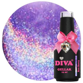 Diva Gellak Cat Eye Holo Rainbow Bon Berry 15ml