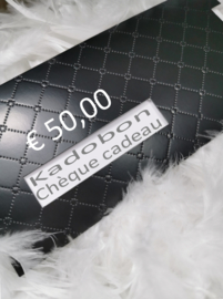 Kadobon € 50,00