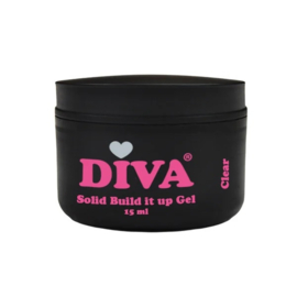 DIVA Solid Build it up Gel CLEAR  - TIP GLUE GEL 15ml