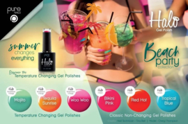 Halo Gel Polish 8ml Woo Woo - Thermo Color Changing ( Beach Party Collection )