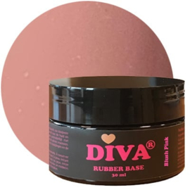 Diva Gellak Rubber Basecoat Blush Pink 30 ml - POT