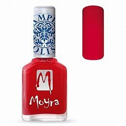 Moyra Stamping Nail Polish Red 12ml sp02