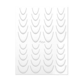 Moyra Matrica Sticker No.25 White - Faded French Smile