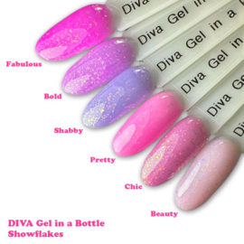 Diva Gel in a Bottle Showflakes Beauty - 15ml - Hema Free