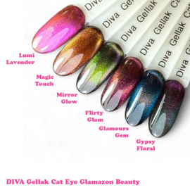 Diva Gellak Glamazon Beauty Cat Eye Collection 6x10ml - TPO Free + gratis konijn magneetje