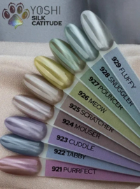 Yoshi Gelpolish Silk Catitude - 9 x 6ml  + Gratis Color Pop Stickers - Cat Eye - TPO Free