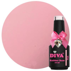 Diva Gellak Rubber Basecoat Pink 10ml