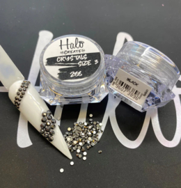 Halo Create - Size 3 Crystals Black 288s