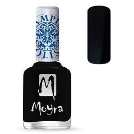 Moyra Stamping Nail Polish Black 12ml sp06