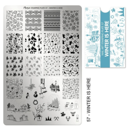 Moyra Stamping plate 057 Winter is Here