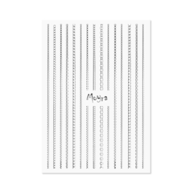 Moyra Nail Art Strips Chaine No. 02 Silver