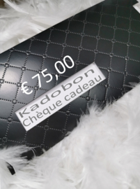 Kadobon € 75,00