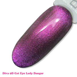 Diva Gellak Cat Eye - Lady Danger 15ml - Diva On The Run Collection
