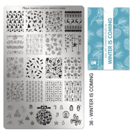 Moyra Stamping plate 036 Winter is Coming