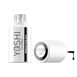 Yoshi Gelpolish Essence - Woman in Black 6ml - 605 (zwart)  - TPO Free