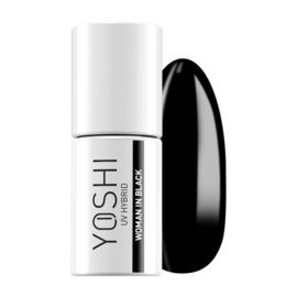Yoshi Gelpolish Essence - Woman in Black 6ml - 605 (zwart)  - TPO Free