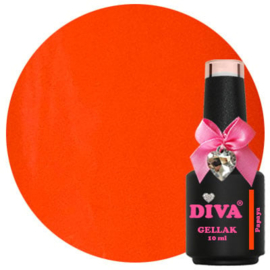 Diva Gellak The Exotic Colors - Papaya - 10ml - Hema Free - TPO Free