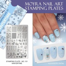 Moyra Stamping Plate 101 Wintertime