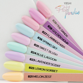 Yoshi Gelpolish Pastel Paradise - Lemon Sorbet 6ml - 822 - HEMA FREE - TPO FREE