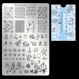 Moyra Stamping Plate 101 Wintertime