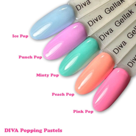 Diva Gellak Popping Pastels Minty Pop 10ml