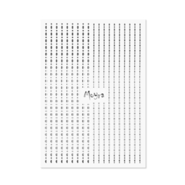 Moyra Nail Art Strips Dots No. 02 Silver