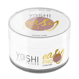 Yoshi Easy PRO GEL UV LED Cover Dark - 50ml - Self Leveling  - Low Heat  - TPO Free