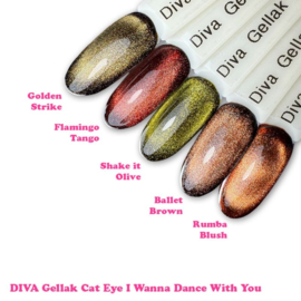 Diva Gellak Cat Eye I Wanna Dance With You - Rumba Blush 10ml - Hema & TPO Free  - PRE ORDER 07/10
