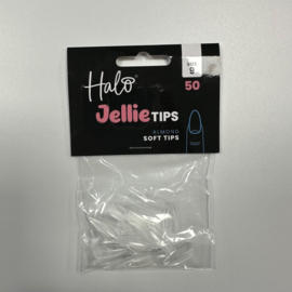 Halo Jellie Nail Tips Almond, Sizes 9, 50 One Size