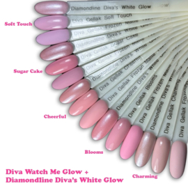 Diva Gellak Watch Me Glow Collection 15ml - Hema Free + gratis pigment