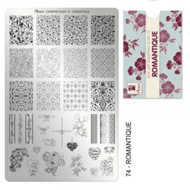 Moyra Stamping Plate 074 Romantique