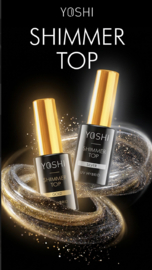 Yoshi Top Shimmer Gold + Yoshi Top Shimmer Silver  - No Wipe - 2 x 10ml - Hema Free - TPO Free