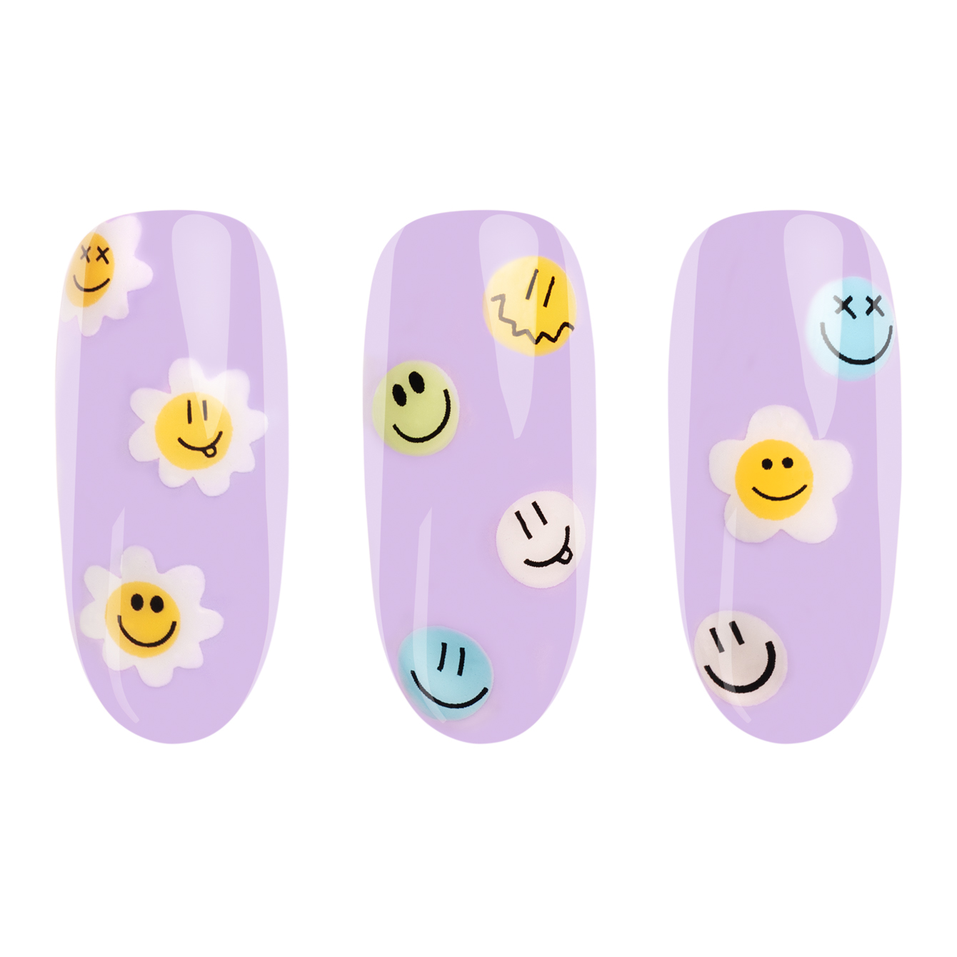 Nailart Stickers - Smiley Faces- NN 11494