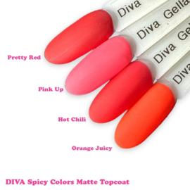 Diva Gellak Spicy Colors - Pretty Red - 10ml - Hema Free