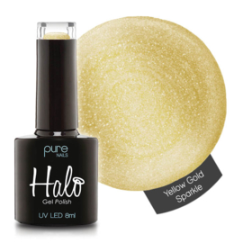 Halo Gel Polish 8ml *Yellow Gold Sparkle*  ( The Core Collection )