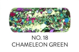 Moyra Rainbow Holo Glitter Mix 18. Chameleon Green *