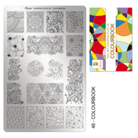 Moyra Stamping Plate 048 Colour Book