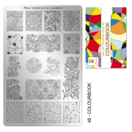 Moyra Stamping plate 048 Colour Book