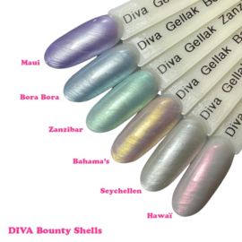 Diva Gellak Bounty Shells Collection - 6x10ml - Hema Free - TPO Free
