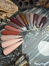 Diva Gellak Brown Rebel Diva Edition Collection - 6 x 10 ml + Gratis Color Pop Stickers