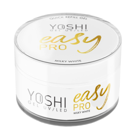 Yoshi Easy PRO GEL UV LED Milky White - 15ml - Self Leveling - Low Heat  - TPO Free