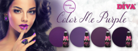 DIVA Gellak Color Me Purple - Plum Perfect - 10ml Hema Free
