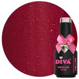 Diva Gellak Lady In Red  - 10ml - Hema Free