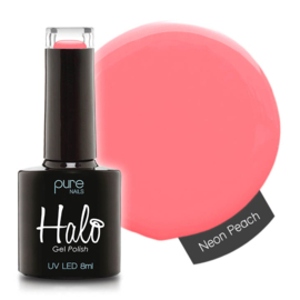 Halo Gel Polish 8ml Neon Peach  ( The Core Collection )