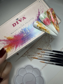 DIVA® Aquarelle Watercolor Nail Art Complete Set