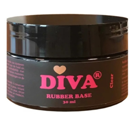 Diva Gellak Rubber Basecoat Clear POT 30 ml