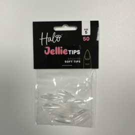 Halo Jellie Nail Tips Stiletto, Sizes 5, 50 One Size