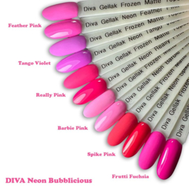 Diva Gellak Neon Bubblicious Barbie Pink 10ml