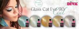 Diva Gellak Glass Cat Eye 9D Cool Jolly - 10ml- Hema Free
