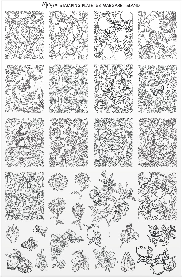 Moyra Stamping Plate 153 Margaret Island